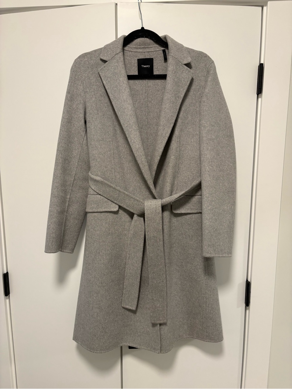 Theory Belted Coat in Double-Face Wool-Cashmere